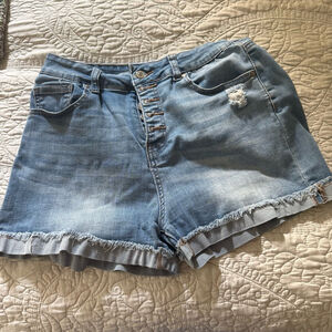 Savvy Denim Blue Shorts Women's Size 13 31